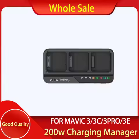 200W for Mavic 3 Series 3 Way Fast Charger for Mavic3 / Cine / Classic / 3 Pro / 3C / 3E / 3T Chargi