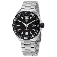 TAG Heuer Formula 1 WAZ1110.BA0875 / Men's Analog Watch / Date / Quartz / 41mm / SS Bracelet / Black