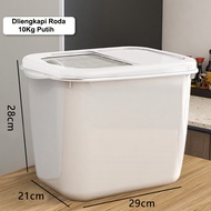 Inaso Tempat Beras Kotak Penyimpanan Beras Rice Box Storage Wadah Kacang Makanan Serbagun HSB148