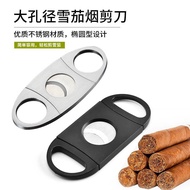 Stainless Steel Double-Blade Cigar Cutter Modern Simple Cigar Cutter Cigar Cutter Cigar Cutter