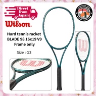 [WILSON] hard tennis racket BLADE 98 16x19 V9 frame only, model WR149811U - Direct From JAPAN