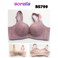 SORELLA Bs799 push up bra Brocade body contour