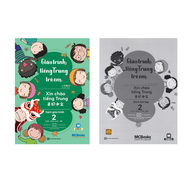 Sách - Combo: Giáo Trình Tiếng Trung Trẻ Em - Xin Chào Tiếng Trung Tập 2 (Bài Học+ Bài Tập)