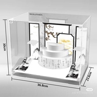 Bubble Monster Skullpanda ชุดโมเดล กล่องแสดง ของเล่น ของสะสม กล่องแสดง กล่องเก็บของเล่น กล่องเก็บของ