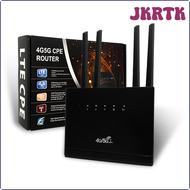 JKRTK 4G CPE Router Wireless Modem 300Mbps with SIM Card Slot WIFI Router Modem Support 32 Users Wireless Internet Router for Home HRTWR