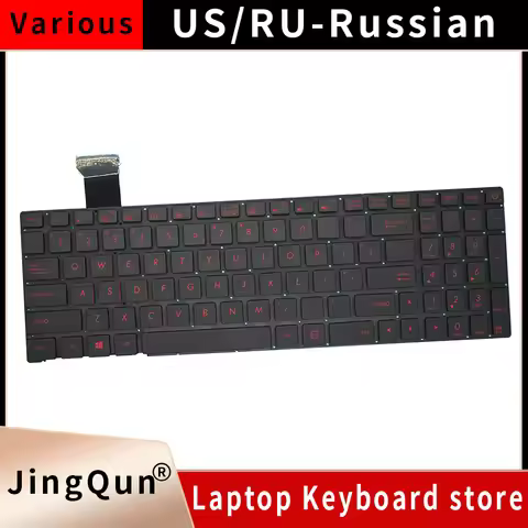 Original US Russian Laptop Keyboard For Asus N551 N551J N751J N751JK N751JX N752V R555J R555JK R555J