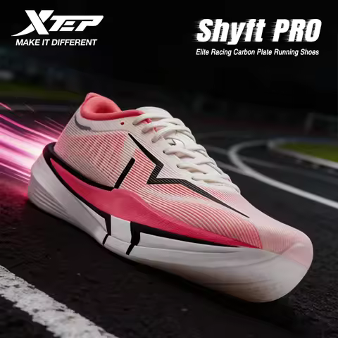 Xtep Shyft PRO Men Professional Strong Propulsive Force Anti-Slip Height-Increasing Marathon Sneaker