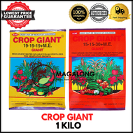 CROP GIANT FOLIAR FERTILIZER - 1 KILO - CROP GIANT 19-19-19+M.E. , CROP GIANT 15-15-30 +M.E