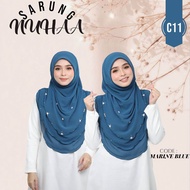 Tudung Sarung Berdagu |Ironless | Instant Hijab | Nuhaa | Exclusive Hijab |