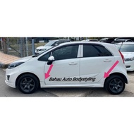 Proton Iriz Front, Side & Rear Skirt (PU)