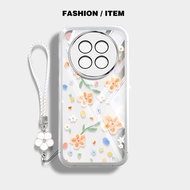Small Yellow Flowers Phone Case for Oppo Realme 12 Pro Plus 5G Realme 12 Pro+ Realme 12+ 5G Realme 1