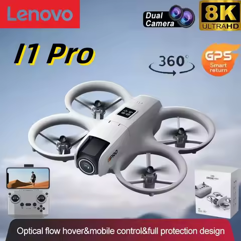 Lenovo I1pro Mini Drone 8k Hd Dual Camera Intellig Obstacle Avoidance Optical Flow Hover Avoidance F