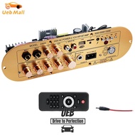 [UEB Mall]BT 5.0 Digital Amplifier Board 2.1 Channel Power Amplifier Board Support AUX/USB/FM/TF Car