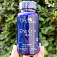(Life Extension®) Zinc Caps High Potency 50 mg 90 Vegetarian Capsules ซิงค์ สนับสนุนภูมิคุ้มกัน ผิว