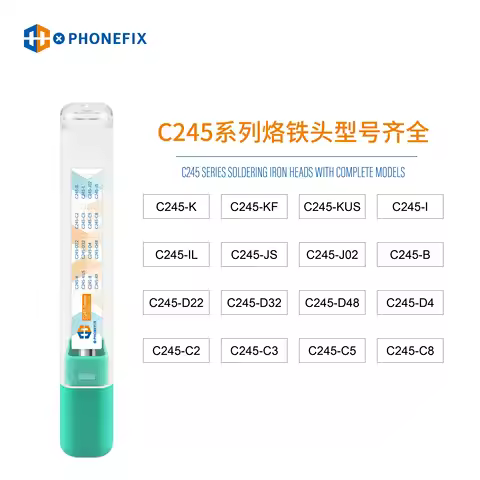 OEM C245 C470 Series Electric Soldering Iron Tips C245-907/911/786/032 C245-C2/C3/C5/C8 C470-BC4/D4/