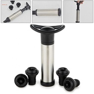Wine Saver Pump with 4 Vacuum Bottle Stoppers Preserve Freshness with Style