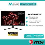 MSI Optix G32C4/AG32CV Curved Gaming Monitor with FULL HD (31.5"/1920x1080/165Hz/VA Panel/1ms)