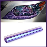 【BET】PURPLE Chameleon Neo Chrome Headlight Taillight Fog Gloss Vinyl Tint 12"x24"In[my]