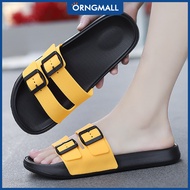 Orngmall dép xỏ ngón nam Giày đi biển chống mài mòn không giày xỏ cho đế dày chống trượt nam mềm và