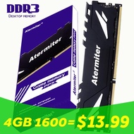 Atermiter PC หน่วยความจำ RAM โมดูลหน่วยความจำคอมพิวเตอร์เดสก์ท็อป DDR3 2GB 4GB 8GB PC3 1333MHZ 1600MHZ 1866MHZ 10600 12800 2G 4G 8G RAM