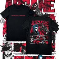 T-shirt Distro 24s Unisex Netflix Game League Of Legends Arcane Poster Jinx