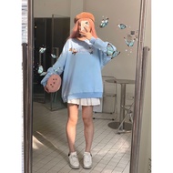AIAI STUDIO - Blue Angel Butterfly Sweater