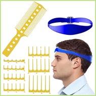 Fade Guide for Hair Clippers Hair Clipper Guide Comb Guard Set Barber Hair Cutting Kit Silicone Hair