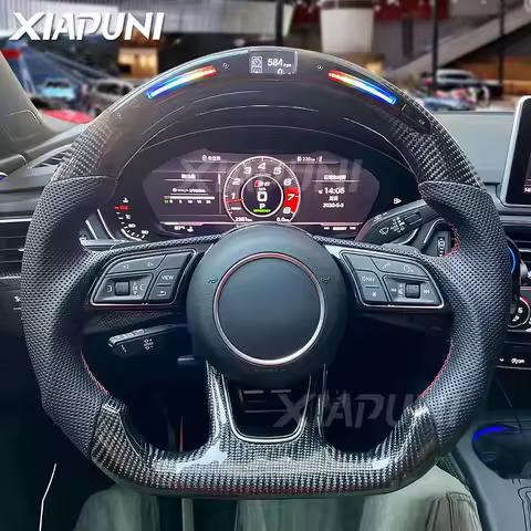 For Audi Steering Wheel RS3 RS4 RS5 S3 S4 S5 A3 A4 A5 2016-2020 Model LED Customized Racing Wheel
