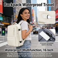 Backpack Laptop Waterproof 16 inch Multifunction Outdoor Luggage Bag Unisex Travel