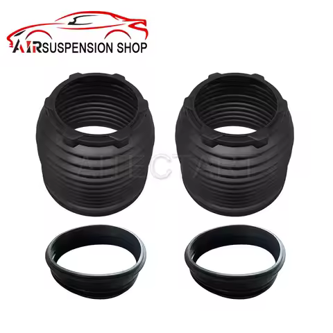 2pcs Dust Boots With Connector For BMW X7 G07 Rear Air Suspension, Shock Absorber Protective Cover, 
