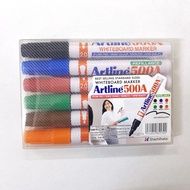 Artline whiteboard marker pen 500A 6pcs in a set