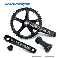 Magicbros 1-stage bicycle crankshaft with BB 144BCD code MG0008