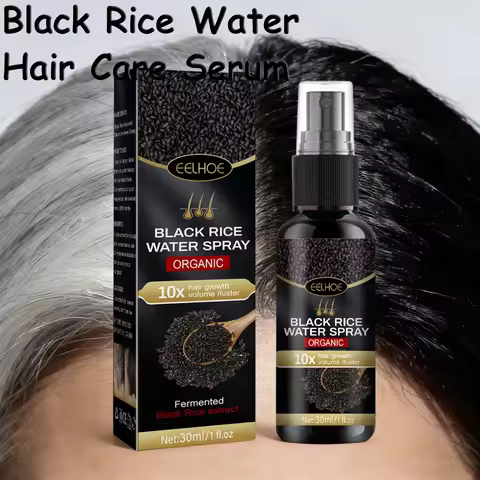 Gray White Hair Treatment Serum Cover White Hair To Black Natural Color Repair Spray Anti Loss Hair 