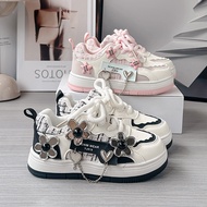 Children Sneakers Girls Flower Skateboard Shoes Sports Funky Street Dance Fashion Kids Casual Footwe