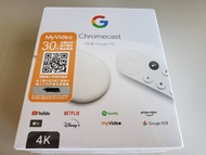 Google Chromecast (支援Google TV,4K)