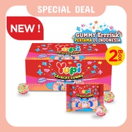 Duo Box Yupi Crunchy Gummy Fruity Clusters