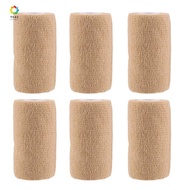 6 Packs  Self Adhesive Cohesive Bandage, 10X450cm, Self Adherent Wrap, Non Woven Bandage Wrap
