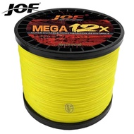 JOF X12 300M 12 Strands Braided Fishing Line PE Line Abrasion Resistant Floating Line PE Line Fishin