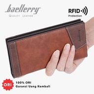 BAELLERRY C3051 Men's Long RFID Protect Wallet Made of Premium  Leather BAEOS
