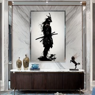 2D Flat, 2D Flat, 1pc 2D/Flat Japanese Samurai Canvas Artwork - Beautiful Wall Decoration for Your L