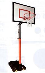 "必成體育" 升降式氣壓籃球架 YM800 FRP籃板 水箱籃球架 需自行組裝 運費另計 配合核銷 訂購請先詢問