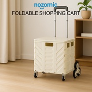 Folding Shopping Cart Shopping Carriers Trolley 50KG 75KG Multi Function Trolley with Wheel Rolls