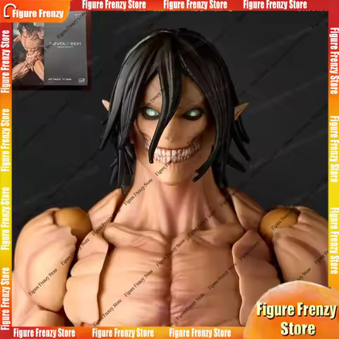 In Stock 100% Original Kaiyodo Reissue Eren Yeager NR084 Attack on Titan Amazing Yamaguchi Revoltech