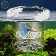 BETTER-JANE Aquarium Isolation Box, Acrylic Transparent Floating Hatching Box,  Detachable Shrimp Gu