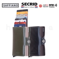 荷蘭SECRID RFID智能防盜 Twinwallet 真皮銀包 - Saffiano