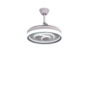 HAISHI27 Fan With Light Bedroom Inverter With LED Ceiling Fan Light Simple DC Power Saving Ceiling Fan Lights (MZ)