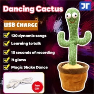 Dencing Cactus Cactus Plush Toy Talk Kaktus Bercakap Dancing toy song plush Dancing Cactus Early Chi