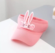 SHOPHOME - Topi Anak Perempuan Cewek Laki Laki Lucu Motif Rabbit Import Sport Fashion Korea HAT08