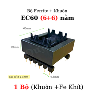 Lõi biến áp xung EC60 Tròn Nằm (6+6) - Linh Kiện Điện Tử Quỳnh Diễn