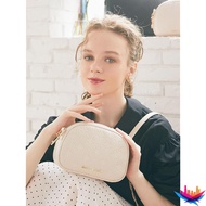 [Maison de FLEUR] Monogram Chain Shoulder Bag - Pink Beige 8A42F0J0500